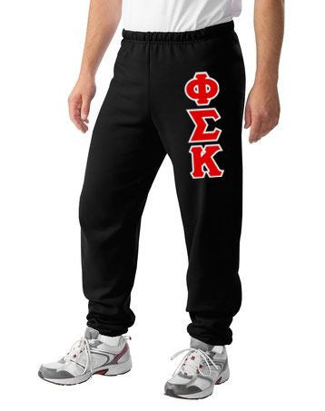 Phi Sigma Kappa Lettered Sweatpants Phi Sigma Kappa Lettered Sweatpants