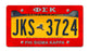 Phi Sigma Kappa License Plate Frame Phi Sigma Kappa License Plate Frame
