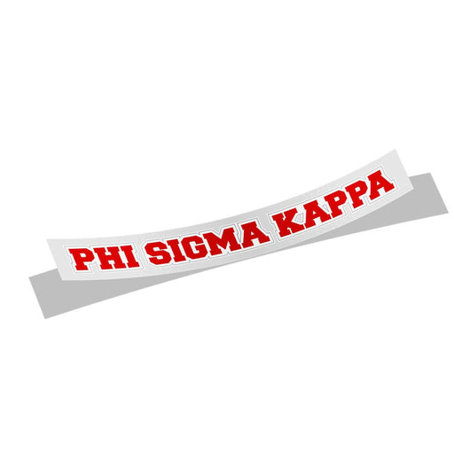 Phi Sigma Kappa Phi Sigma Kappa Long Window Sticker