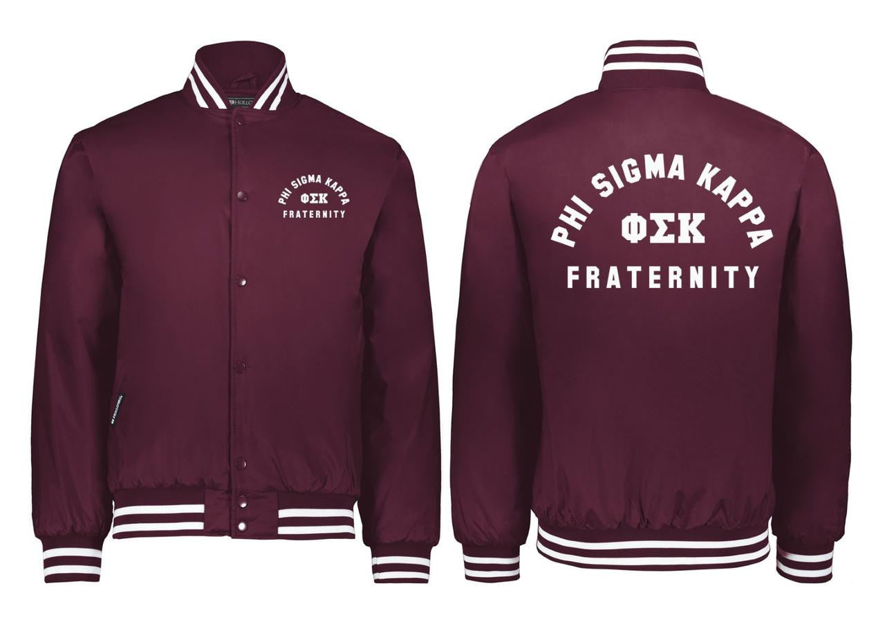 Phi Sigma Kappa Old School Coach's Jacket Phi Sigma Kappa Old School Coach's Jacket