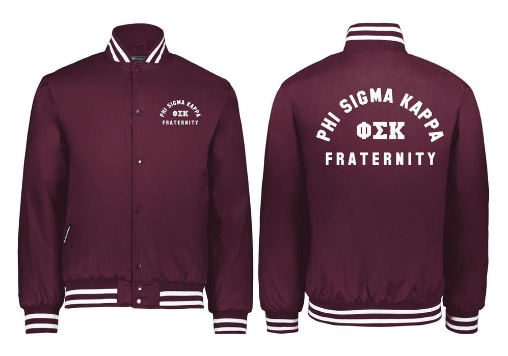 Phi Sigma Kappa Old School Coach's Jacket Phi Sigma Kappa Old School Coach's Jacket