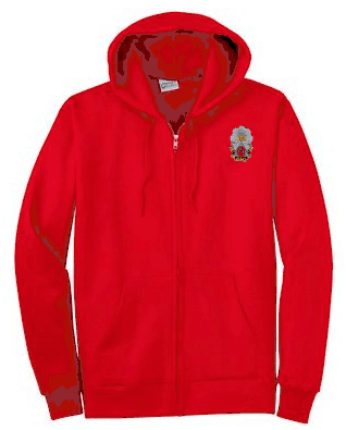 Discount Phi Sigma Kappa Emblem Full Zippered Hoodie DISCOUNT-Phi Sigma Kappa Emblem Full Zippered Hoodie