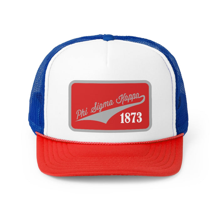 Phi Sigma Kappa Tail Patch Design Trucker Hats Phi Sigma Kappa Tail Patch Design Trucker Hats