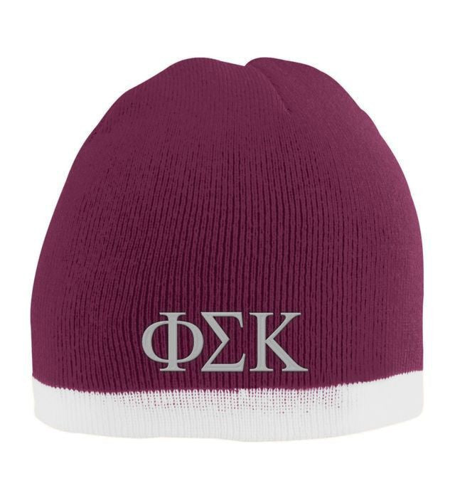 Phi Sigma Kappa Two Tone Knit Beanie Phi Sigma Kappa Two Tone Knit Beanie