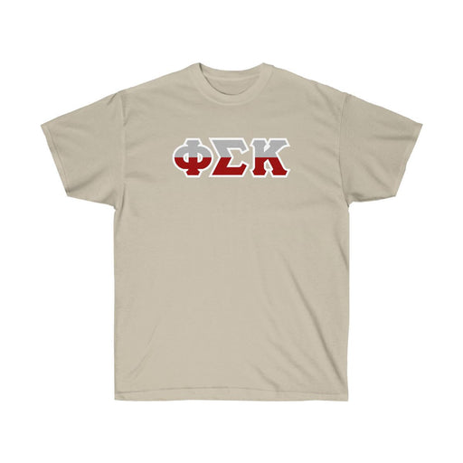 Phi Sigma Kappa Phi Sigma Kappa Two Toned Greek Lettered T-shirts