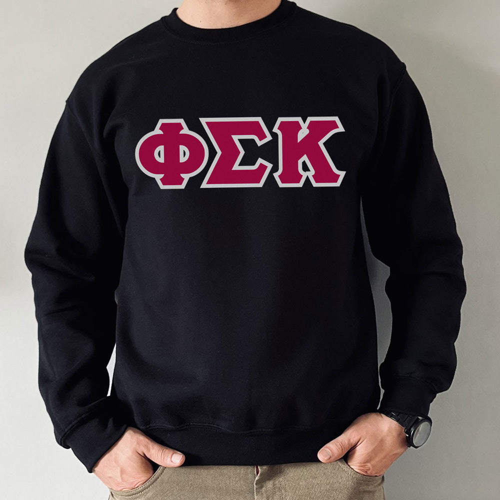Phi Sigma Kappa Custom Twill Crewneck Sweatshirt Phi Sigma Kappa Custom Twill Crewneck Sweatshirt