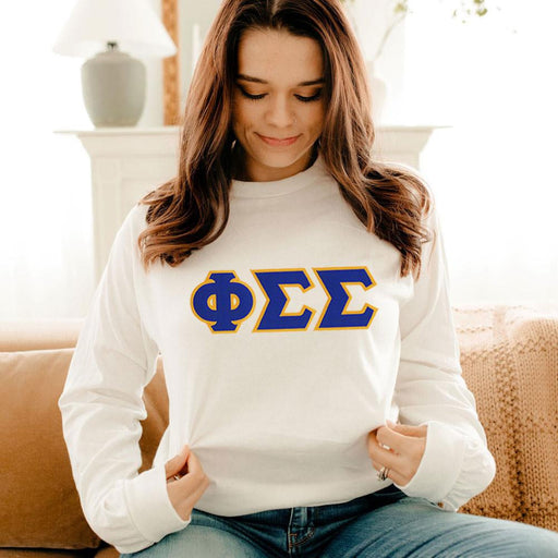 Phi Sigma Sigma Phi Sigma Sigma - 2 Day Ship Twill Long Sleeve Tee
