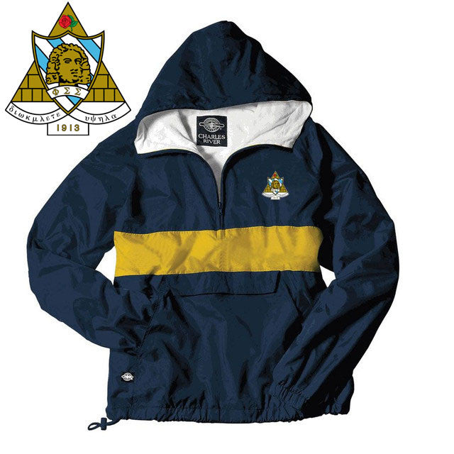 Phi Sigma Sigma Windbreaker Pullover Phi Sigma Sigma Windbreaker Pullover