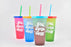 Phi Sigma Sigma Color Changing Cups (set Of 4) Phi Sigma Sigma Color Changing Cups (Set of 4)