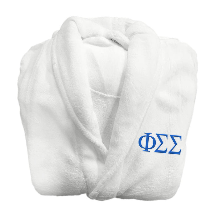 Phi Sigma Sigma Greek Letter Bathrobe Phi Sigma Sigma Greek Letter Bathrobe