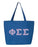 Phi Sigma Sigma Greek Letter Zipper Tote Phi Sigma Sigma Greek Letter Zipper Tote