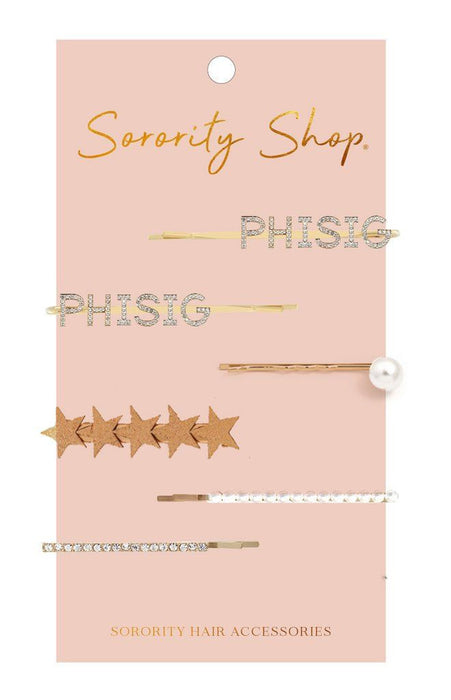 Phi Sigma Sigma Hair Clips Phi Sigma Sigma Hair Clips