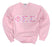 Phi Sigma Sigma Lettered Crewneck Phi Sigma Sigma Lettered Crewneck