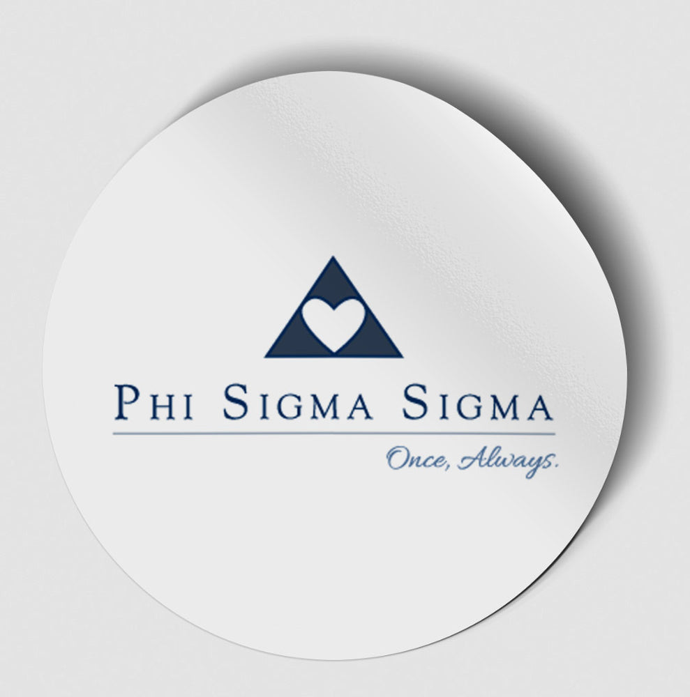 Phi Sigma Sigma Logo Round Decal Phi Sigma Sigma Logo Round Decal