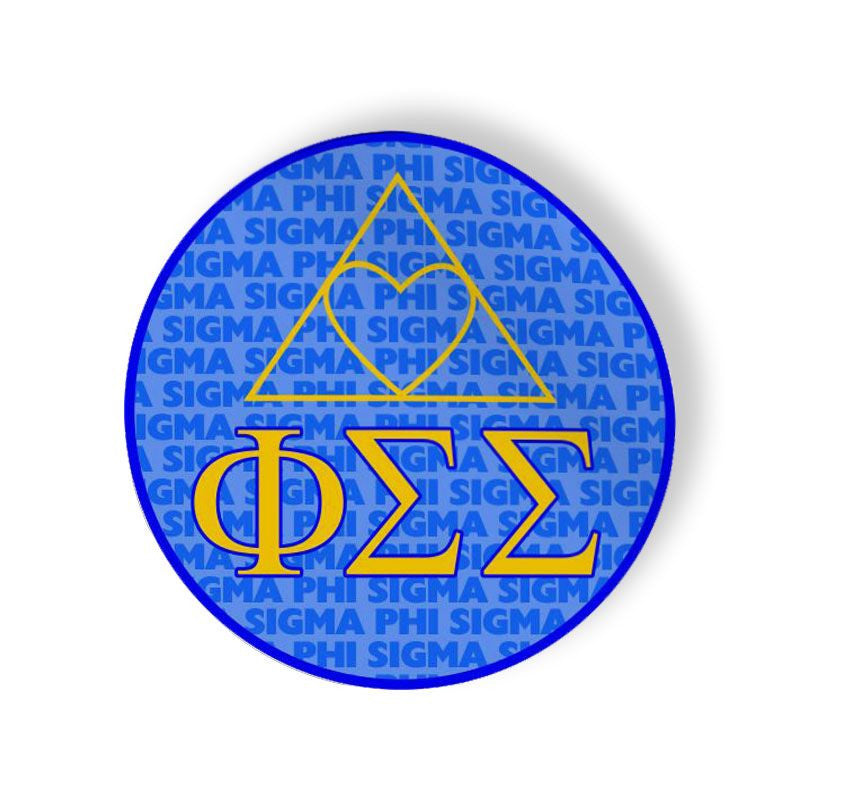 Phi Sigma Sigma Mascot Round Decals Phi Sigma Sigma Mascot Round Decals