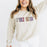 Printify Phi Sigma Sigma Nickname Crew Sweatshirts Phi Sigma Sigma Nickname Crew Sweatshirts