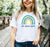 Printify Phi Sigma Sigma Rainbow Tees Phi Sigma Sigma Rainbow Tees