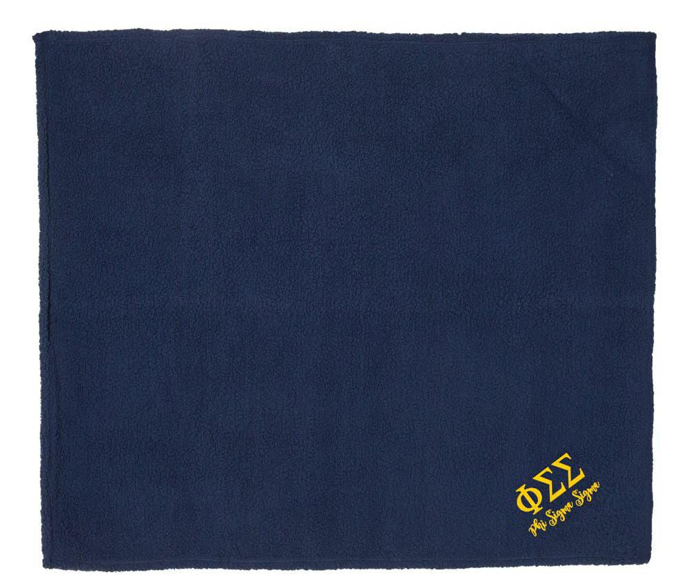 Phi Sigma Sigma Sherpa Blanket Phi Sigma Sigma Sherpa Blanket