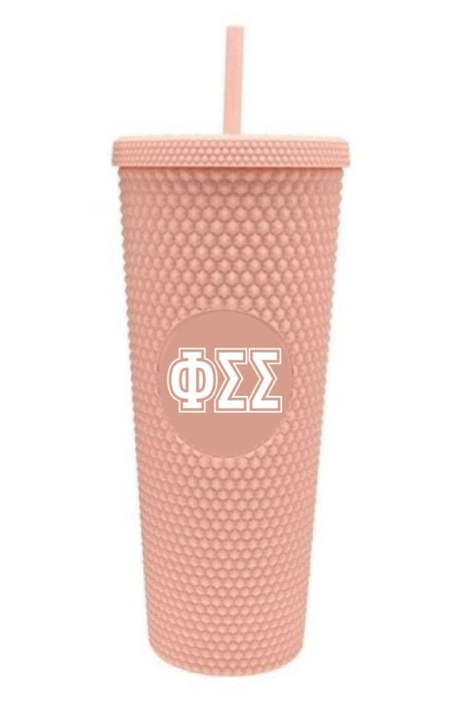 Phi Sigma Sigma Studded Tumblers Phi Sigma Sigma Studded Tumblers