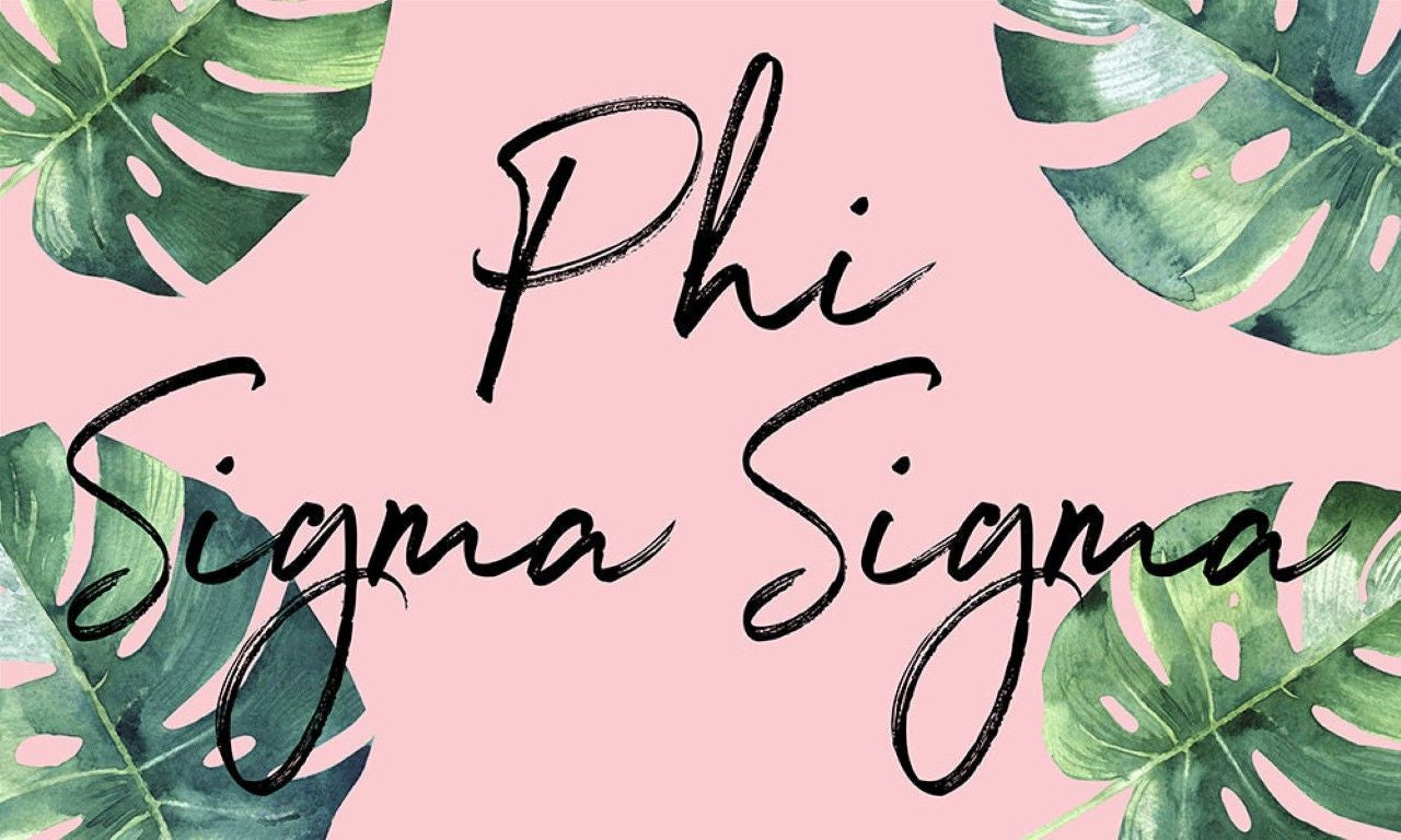 Phi Sigma Sigma Tropical Flag Phi Sigma Sigma Tropical Flag
