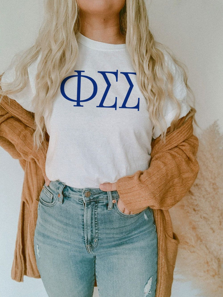 Phi Sigma Sigma University Greek T Shirts Phi Sigma Sigma University Greek T-Shirts