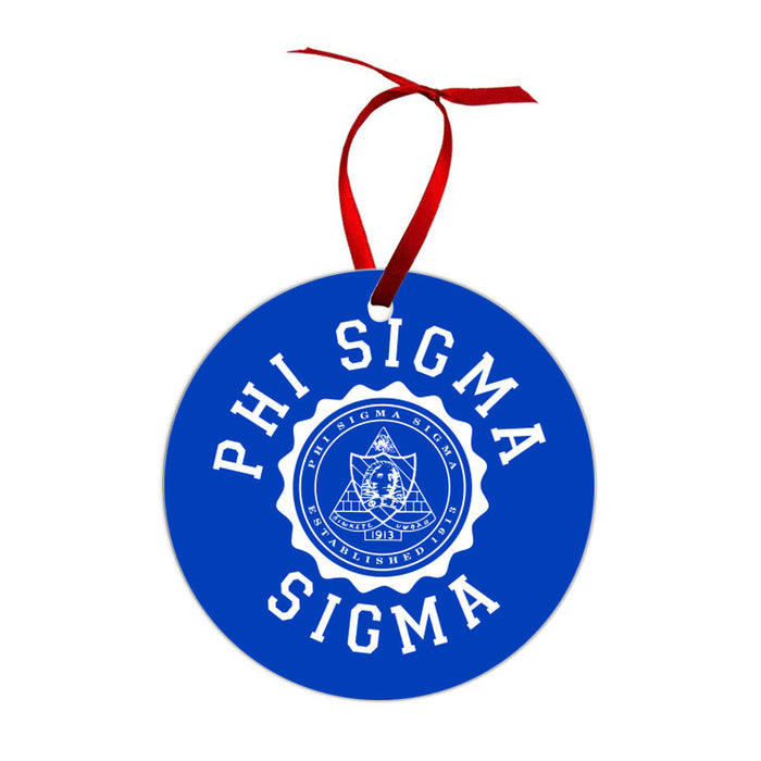 Phi Sigma Sigma Shield Christmas Ornaments Phi Sigma Sigma Shield  Christmas Ornaments