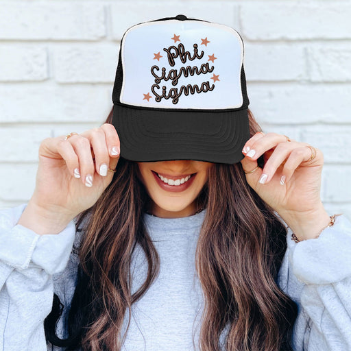 Phi Sigma Sigma Phi Sigma Sigma Cowboy Trucker Caps