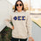 Phi Sigma Sigma 2 Day Ship Twill Hooded Sweatshirt Phi Sigma Sigma - 2 Day Ship Twill Hooded Sweatshirt