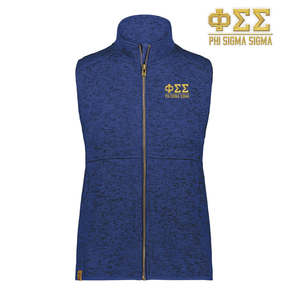 Phi Sigma Sigma Alpine Sweater Fleece Vest Phi Sigma Sigma Alpine Sweater Fleece Vest