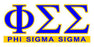 Phi Sigma Sigma Custom Sticker Personalized Phi Sigma Sigma Custom Sticker - Personalized