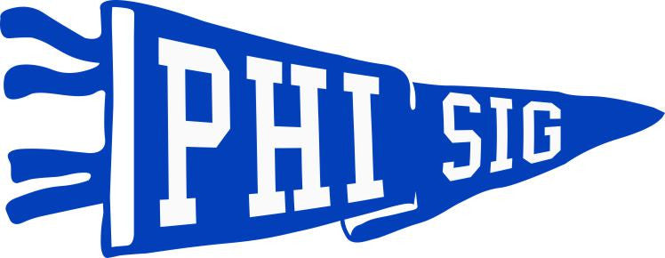 Phi Sigma Sigma Pennant Decal Phi Sigma Sigma Pennant Decal