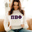 Pi Beta Phi 2 Day Ship Twill Long Sleeve Tee Pi Beta Phi - 2 Day Ship Twill Long Sleeve Tee