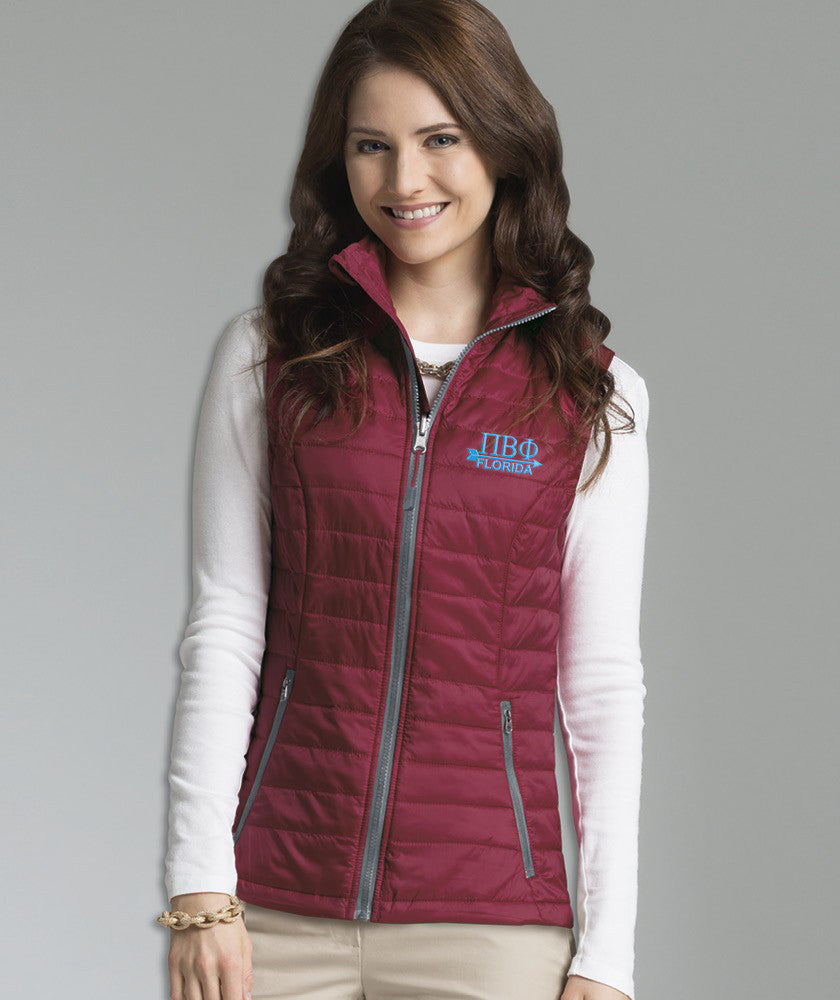 Pi Beta Phi Arrow Quilted Vest Pi Beta Phi Arrow Quilted Vest