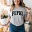 Printify Pi Beta Phi Basic Nickname Tee Pi Beta Phi Basic Nickname Tee