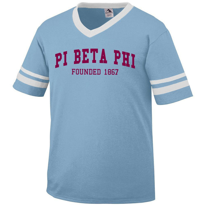 Pi Beta Phi Boyfriend Style Founders Jersey Pi Beta Phi Boyfriend Style Founders Jersey