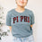 Pi Beta Phi Christmas Plaid Tee Pi Beta Phi Christmas Plaid Tee