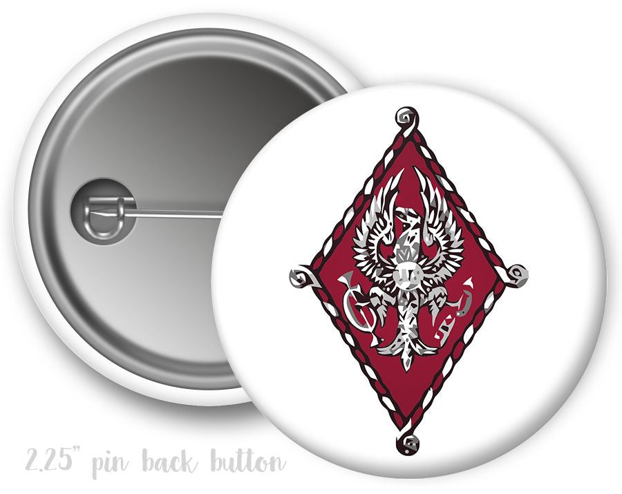 Pi Beta Phi Color Crest Shield Button Pi Beta Phi Color Crest - Shield Button