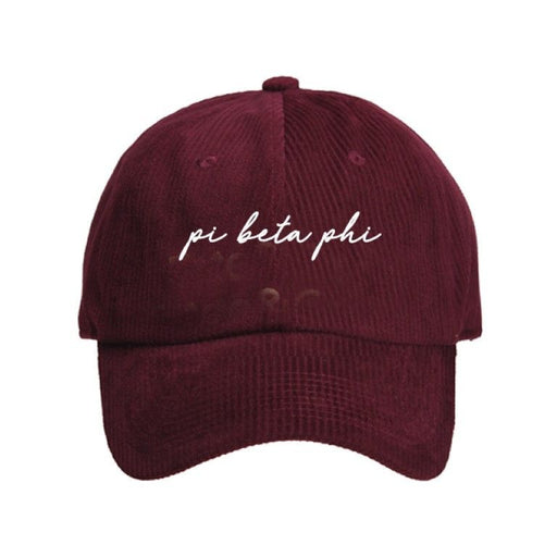 Pi Beta Phi Pi Beta Phi Corduroy Baseball Hats