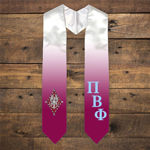 Pi Beta Phi Pi Beta Phi Extra Fancy Diagonal Greek Graduation Stole W Crest