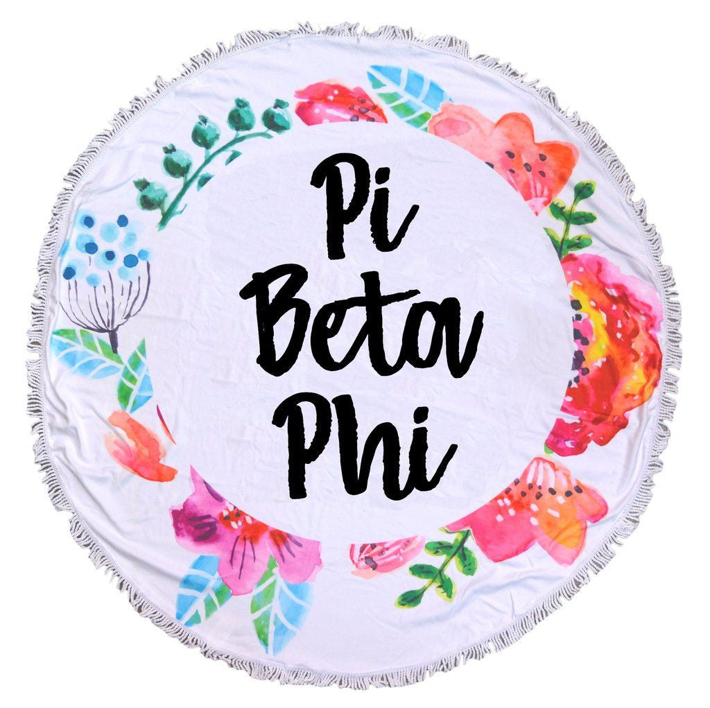 Pi Beta Phi Fringe Towel Blanket Pi Beta Phi Fringe Towel Blanket