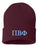 Pi Beta Phi Greek Letter Knit Cap Pi Beta Phi Greek Letter Knit Cap