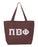 Pi Beta Phi Greek Letter Zipper Tote Pi Beta Phi Greek Letter Zipper Tote