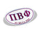 Pi Beta Phi Greek Letter Oval Decal Pi Beta Phi Greek Letter Oval Decal