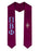 Pi Beta Phi Greek Lettered Graduation Sash Stole With Crest Pi Beta Phi Greek Lettered Graduation Sash Stole With Crest