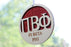 Pi Beta Phi Laser Carved Greek Letter Ornament 3" Round Pi Beta Phi Laser Carved Greek Letter Ornament - 3