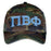Pi Beta Phi Lettered Camouflage Hat Pi Beta Phi Lettered Camouflage Hat