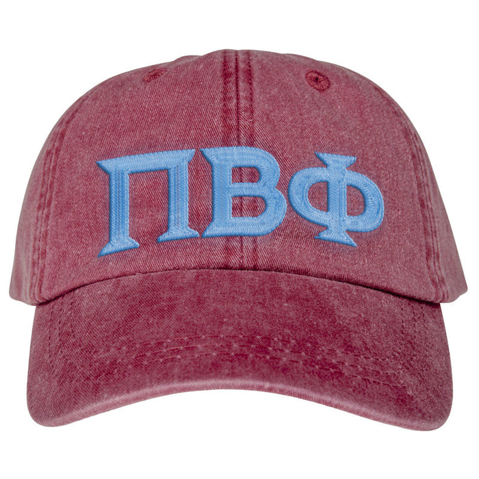 Pi Beta Phi Lettered Premium Pastel Hat Pi Beta Phi Lettered Premium Pastel Hat