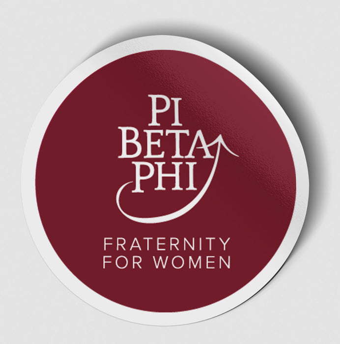 Pi Beta Phi Logo Round Decal Pi Beta Phi Logo Round Decal