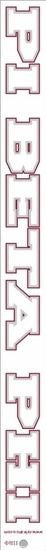 Pi Beta Phi Pi Beta Phi Long Window Decals Stickers