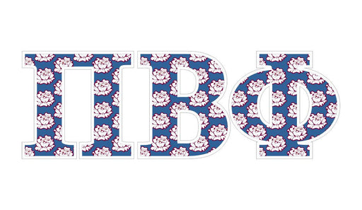 Pi Beta Phi Pi Beta Phi Mascot Greek Letter Sticker - 2.5